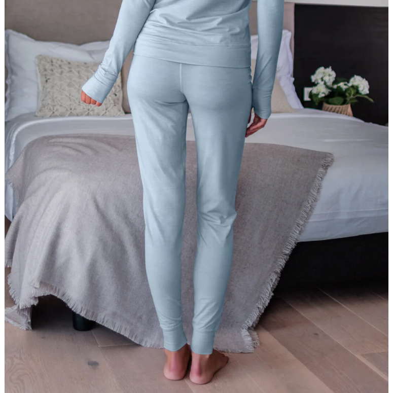 Merino Wool Long Pyjama Pants Woman - Stay Warm - sleeboo