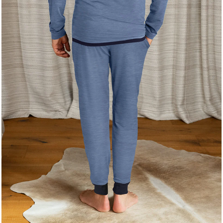 Merino Wool Long Pyjama Pants Man - Stay Warm - sleeboo