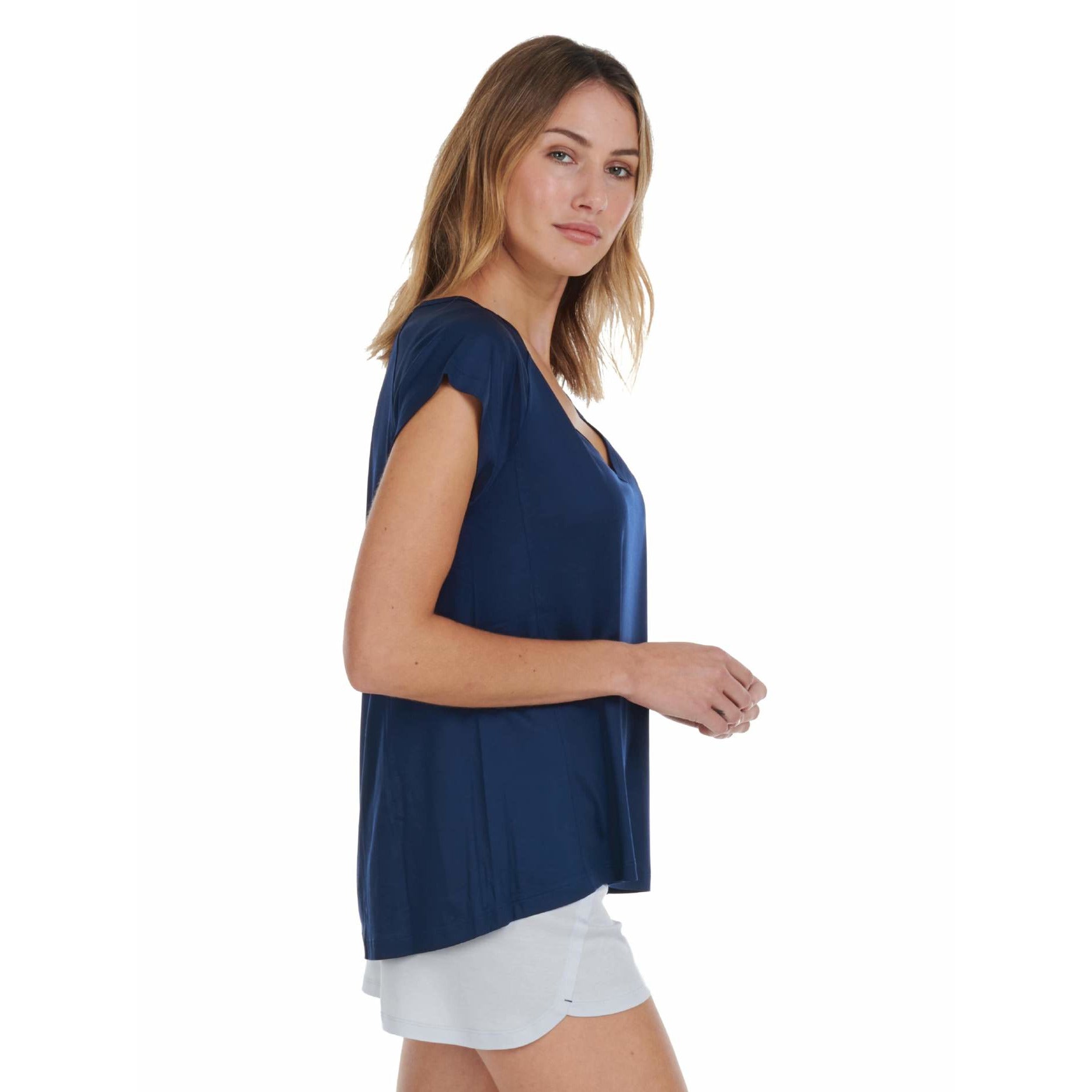 Short Sleeve Pyjama T-shirt Woman - Cooling