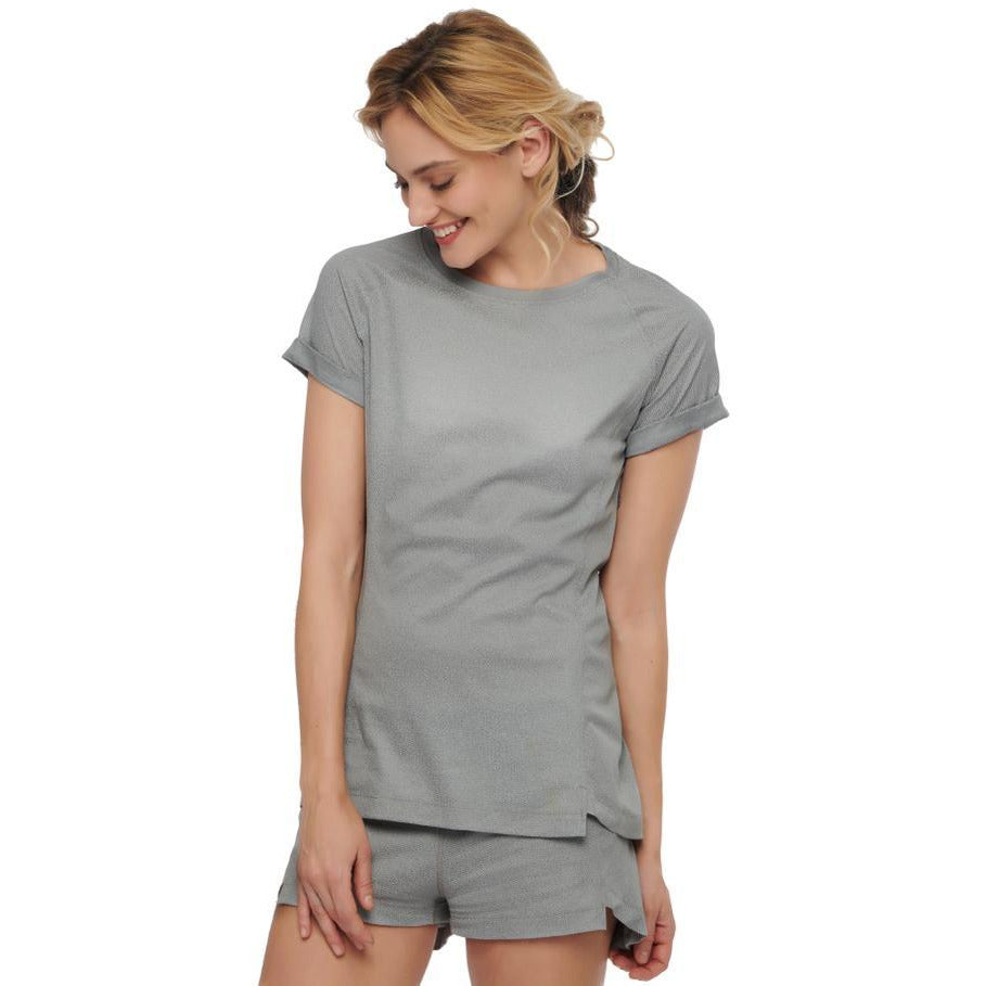 Short Sleeve Pyjama Top Woman - Recovery