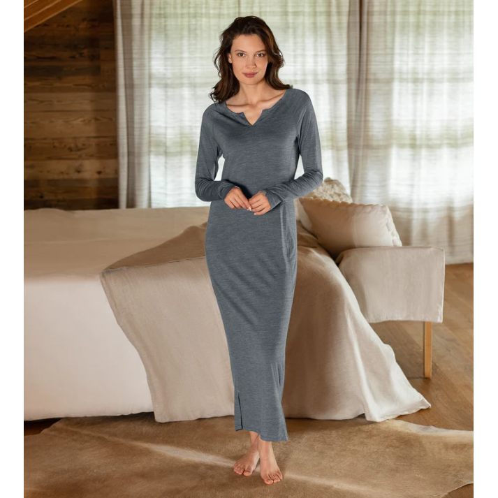 Pyjama Long Night Dress Woman - Warm - sleeboo